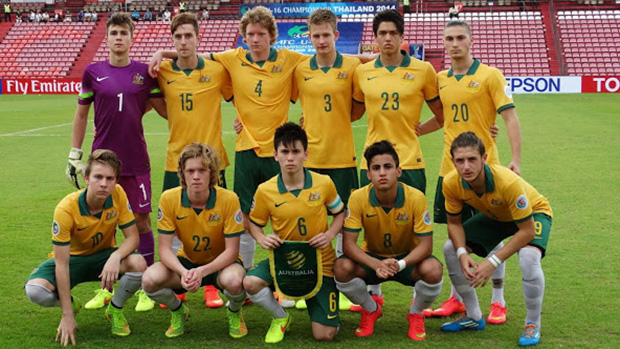 The Joeys starting XI that faced Japan earlier in the tournament.