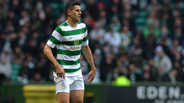 Tom Rogic started up front in Celtic's 0-0 draw overnight.
