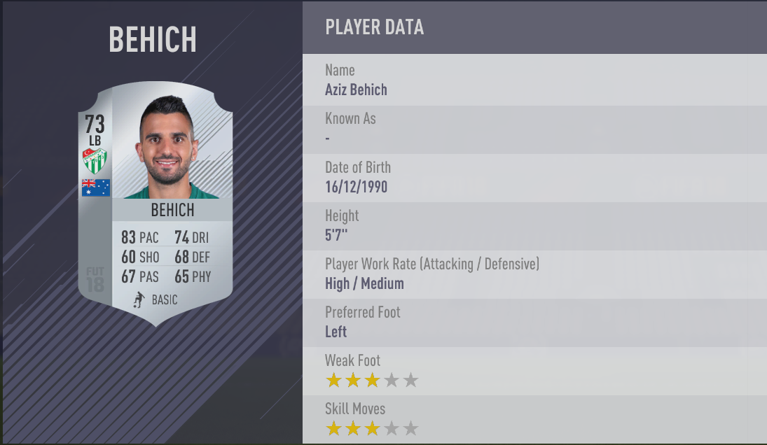Aziz Behich - FIFA 18