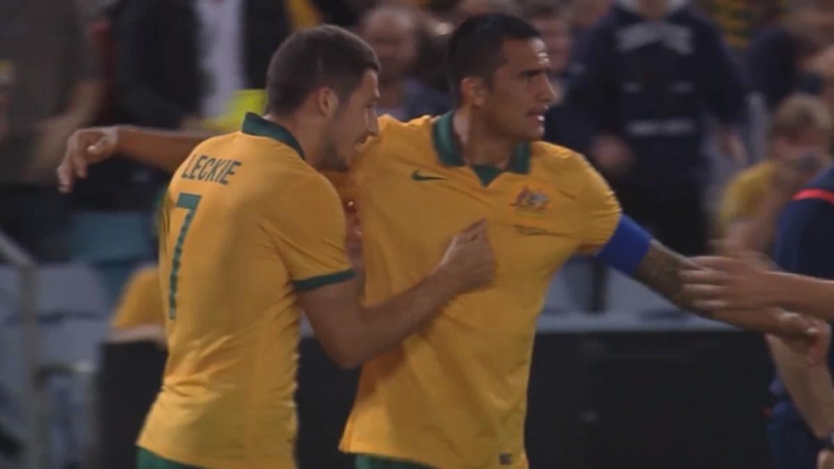 Tim Cahill scores equaliser in farewell match before FIFA World Cup 2014