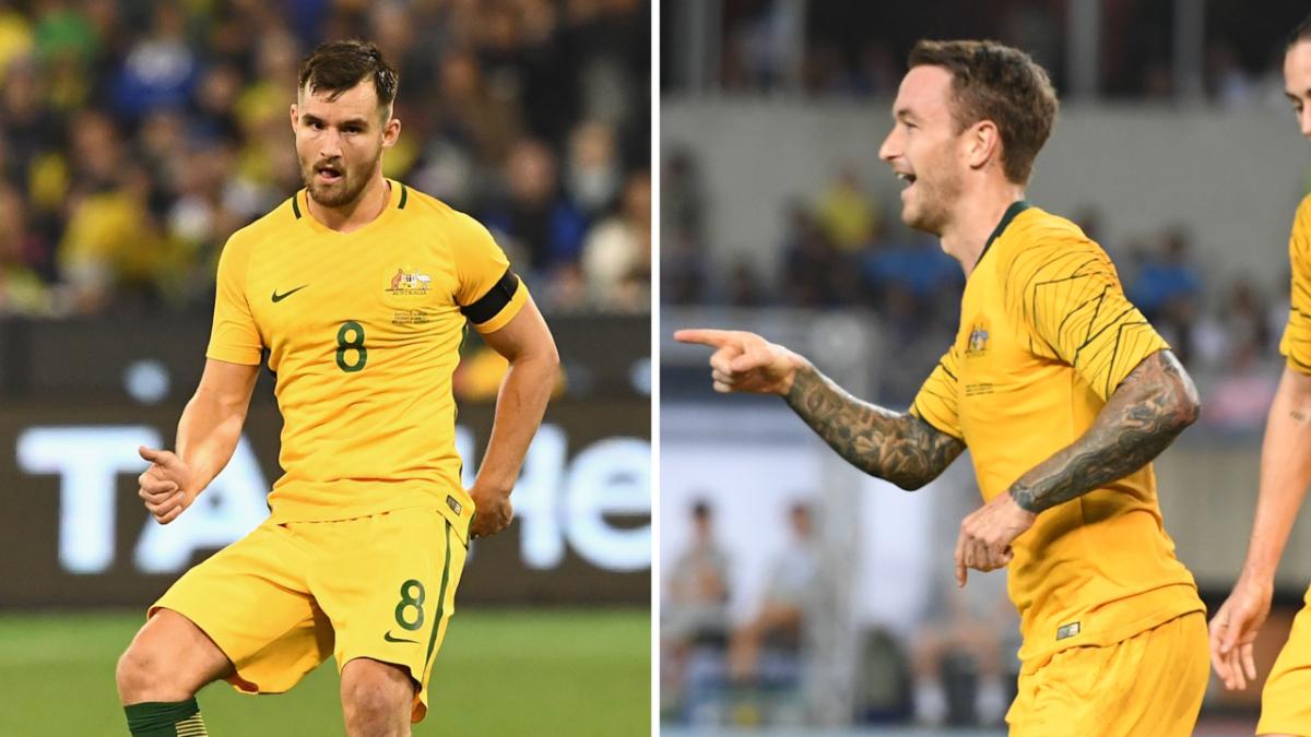 Adam Taggart & Bailey Wright on selection | Socceroos