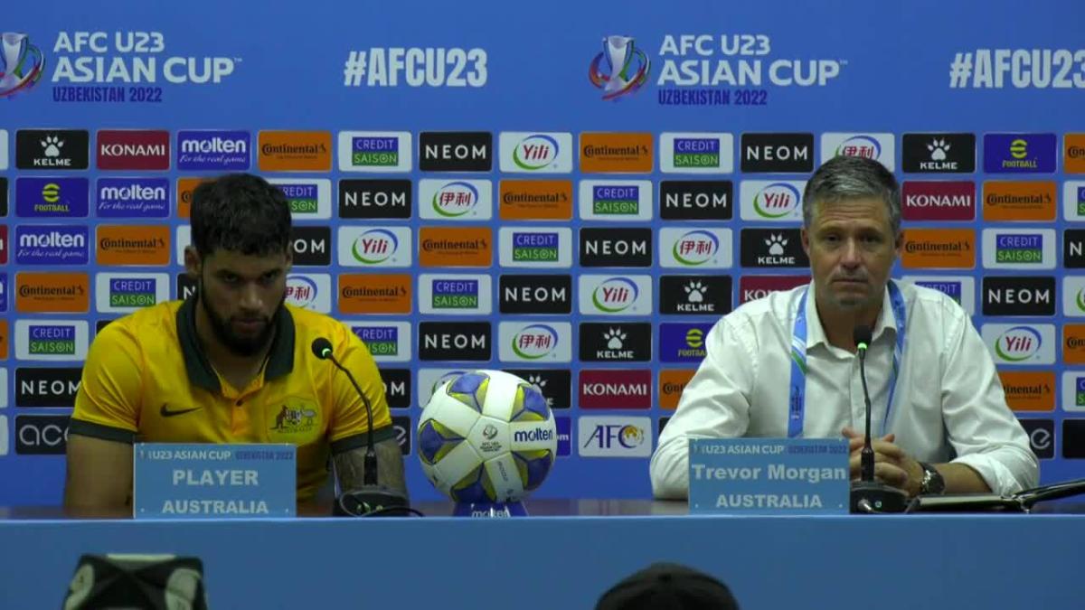Press Conference: Trevor Morgan & Jay Rich-Baghuelou - Australia 2-0 Kuwait | AFC U23 Asian Cup