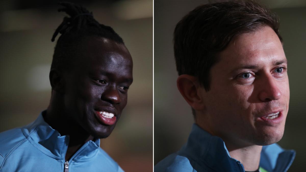 Awer Mabil & Craig Goodwin | Socceroos return home | Press conference