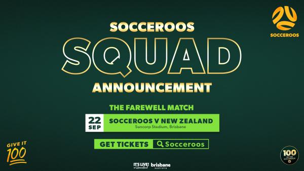 September Squad Announcement