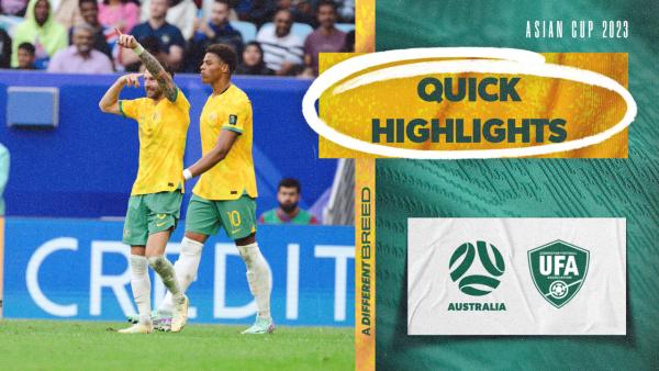 Australia v Uzbekistan | Quick Highlights | AFC Asian Cup Qatar 2023