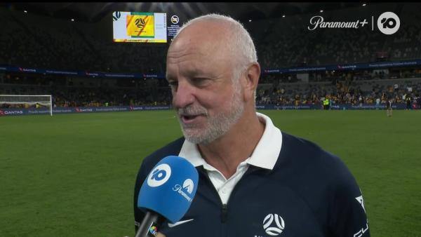 Graham Arnold: I believe Keanu meant his goal | Interview | Subway Socceroos v Lebanon