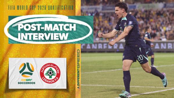 John Iredale: That goal was for 2 special people | Interview | Subway Socceroos v Lebanon