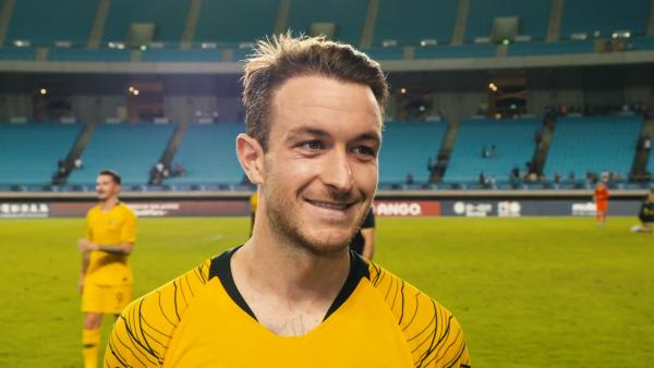 Adam Taggart on scoring a brace against Chinese Taipei