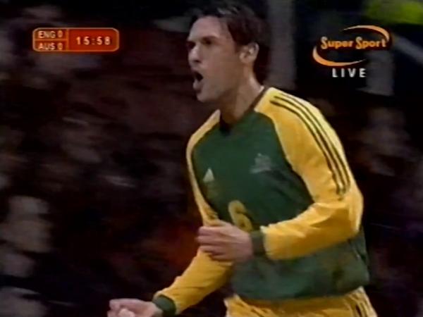 Tony Popovic opens scoring for Socceroos v England in 2003