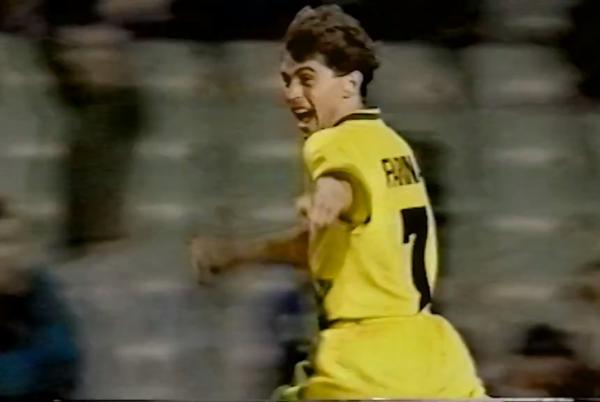 Frank Farina scores winning penalty against Canada in FIFA World Cup 1994 play-off