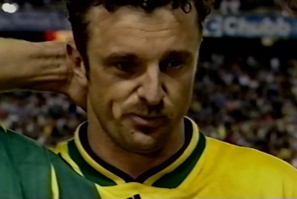 Graham Arnold's emotional post-match interview after Canada FIFA World Cup 1994 play-off