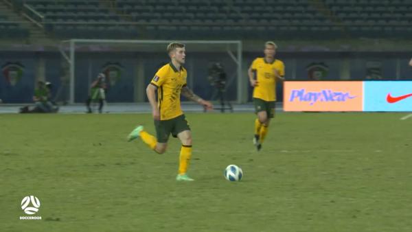 Riley McGree's outstanding full Socceroos debut | Highlights | Australia v Chinese Taipei
