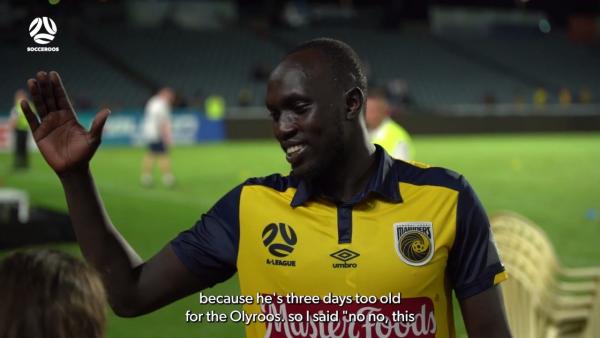 Ruon Tongyik's surprise, heartwarming reaction to Socceroos call-up