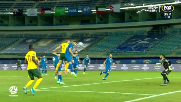 GOAL: Mathew Leckie opens Socceroos' scoring in first minute | Australia v Kuwait