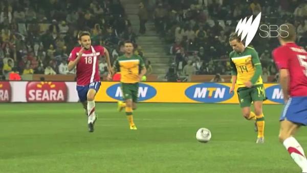 Milos Ninkovic reflects on facing Socceroos in 2010 FIFA World Cup