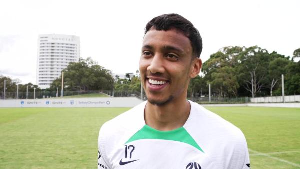Keanu Baccus reflects on journey with Socceroos following win over Ecuador