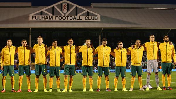 The Socceroos starting XI against Saudi Arabia at Craven Cottage.
