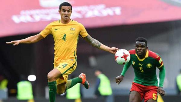 Caltex Socceroos striker Tim Cahill pointed to a more composed performance by Australia in their 1-1 draw with Cameroon.