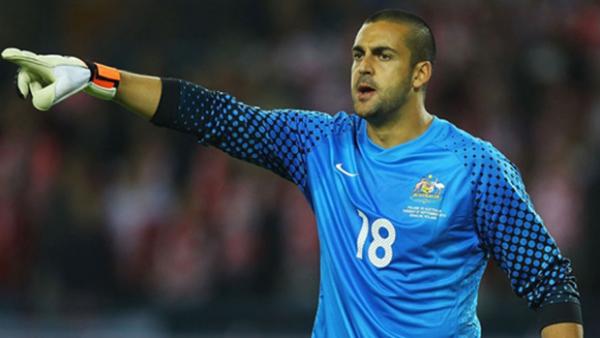 Adam Federici is in line to start against Jordan on Friday morning (AEDT).