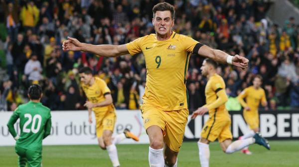 Tomi Juric netted the opener in Australia's win over Thailand in Melbourne.