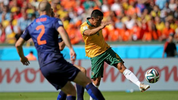 Tim Cahill Netherlands v Australia FIFA World Cup 2014