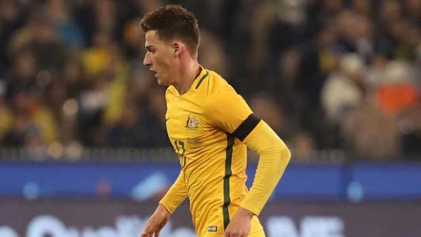 Caltex Socceroos Ajdin Hrustic was ecstatic after making his international debut in Tuesday night’s loss to a sensational Brazil at the MCG.