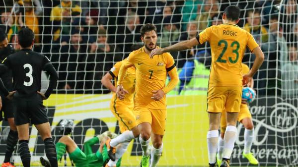 Australia defeated Thailand 2-1 in Melbourne on Tuesday night.