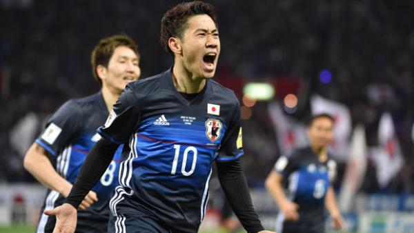 Japan thumped Thailand 4-0 in World Cup Qualifying on Tuesday night.