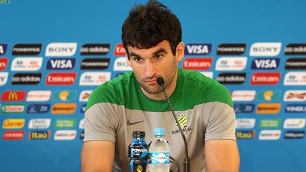Jedinak says the Socceroos aren't focussing on the farcical pitch situation in Curitiba.