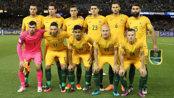 The Caltex Socceroos starting XI against Japan in Melbourne.