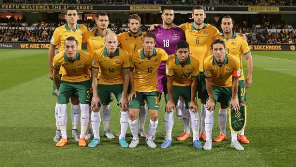 The Socceroos starting XI against Bangladesh in Perth.