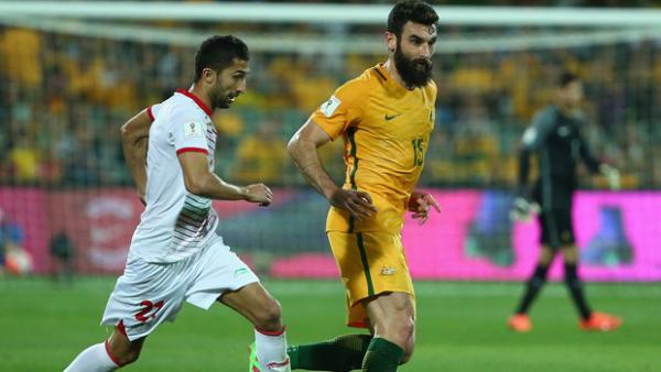 Mile Jedinak is in doubt for Tuesday's clash with Jordan.