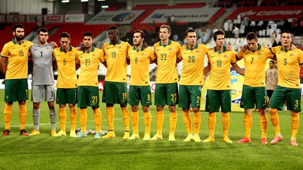 The Socceroos starting XI that played the UAE in game number 499.